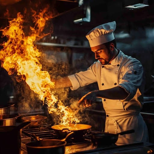 Chef Cooking